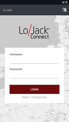Android application LoJack Connect screenshort