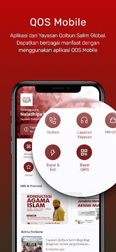 Android application QOS - Qolbun Salim screenshort