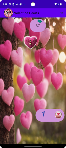 Valentine Hearts Screen 3