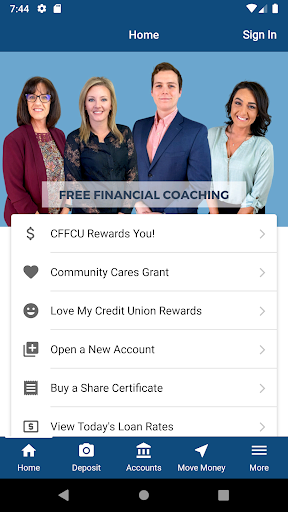 Community First FCU Screen 2