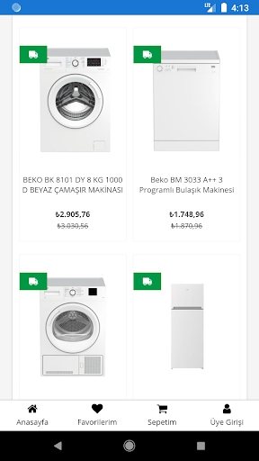 Webden Sipariş Screen 2