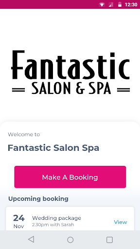 Android application Fantastic Salon Spa screenshort
