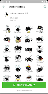 Stickers de Arañas