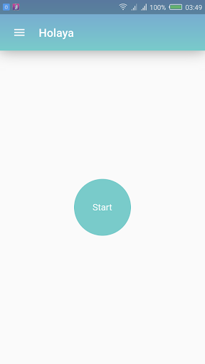 Android application Holaya : talk to random strang screenshort