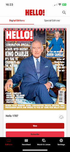 Android application HELLO! Magazine UK screenshort