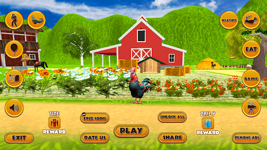 Captura 8 juegos de pollo parlante android