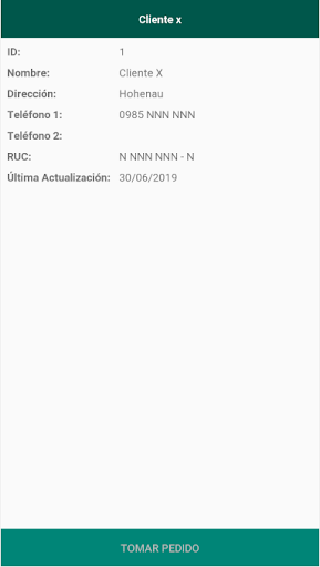 Android application Tamay Repartidores screenshort