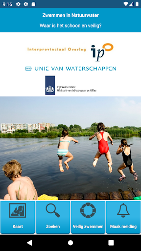 Android application Zwemwater screenshort