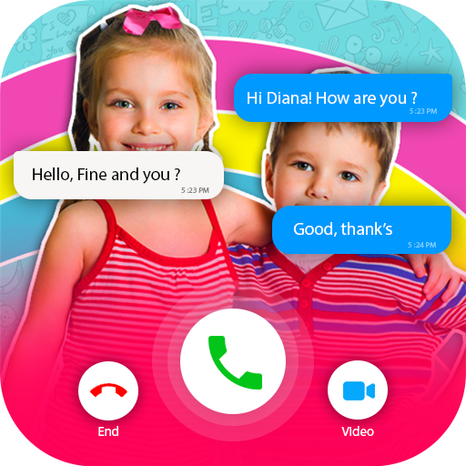 Diana video chat & call prank logo