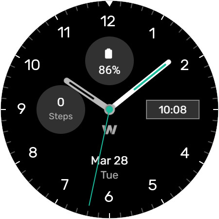 WES2 - Casual Watch Face Screen 3