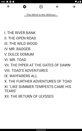 Book, The Wind in the Willows Screen 3