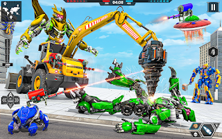 Multi Robot Car Transform Game - Screenshot 3