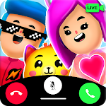 Cover Image of Download video call, chat simulator and game for pk xd 1.1 APK