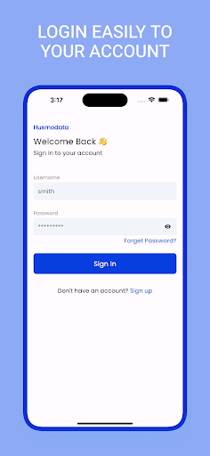 Android application HusmoData screenshort