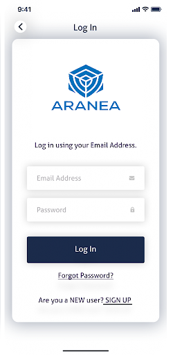Android application Aranea Responder screenshort