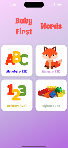 Baby First Words Screen 2
