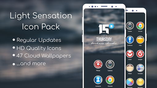 Android application Light Sensation - Icon Pack screenshort