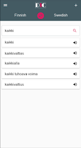 Swedish - Finnish Dictionary &
