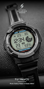 Mostrador do relógio SH001, captura de tela do relógio WearOS