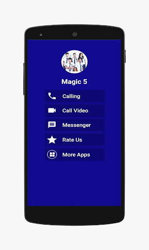 Android application Magic5 Call Video and Chat screenshort