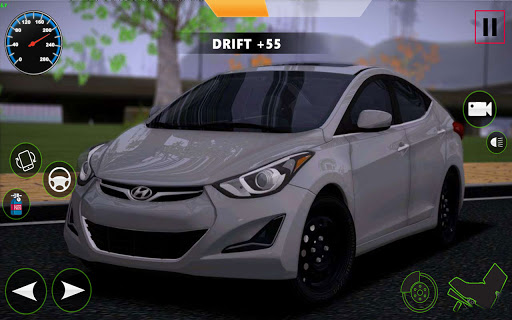 Android application Elantra Car driving Simulator screenshort