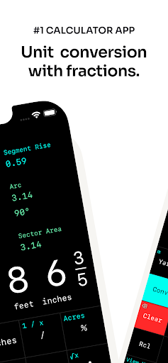 Construction Calculator XCalc Screen 2