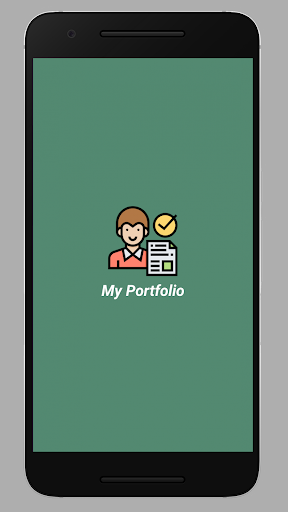 Android application My Portfolio - Personalized cu screenshort