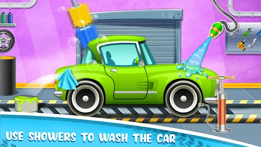 兒童洗車遊戲