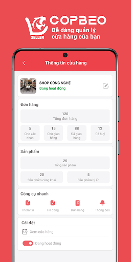 CỌP BEO Seller Screenshot 3 - AppWisp.com