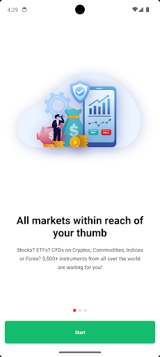 Android application EdgeTrader screenshort