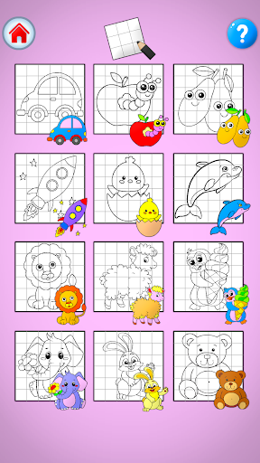Teach drawing step by step Screen 2