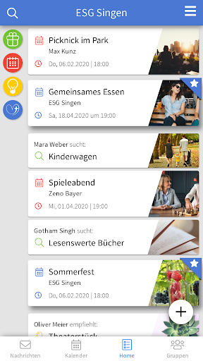 Android application ESG Singen screenshort