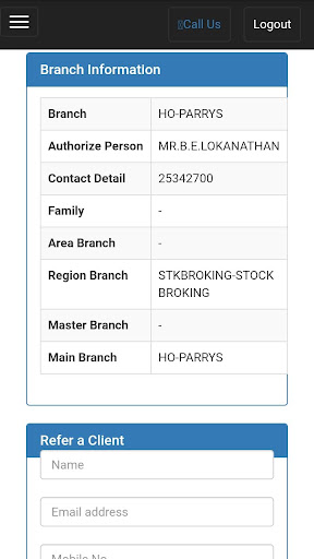 Paterson Backoffice Screen 3