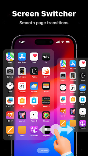 Launcher iOS 17 - iLauncher Screen 3
