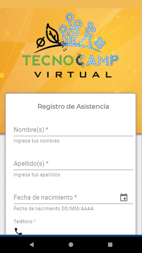 TecnoCamp Screen 3