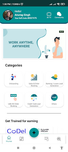Android application reBLISS screenshort