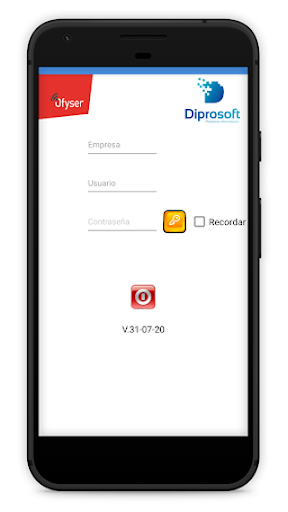 Android application DIPRORRHH fichajes y RR.HH. screenshort