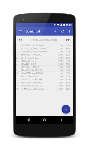 Android application Quinidroid screenshort