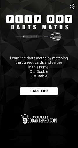 Android application Flip Out Darts Maths screenshort