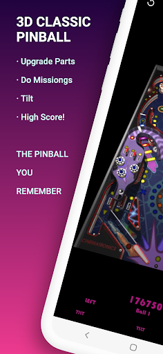 Android application Classic Pinball — Space Pilot screenshort