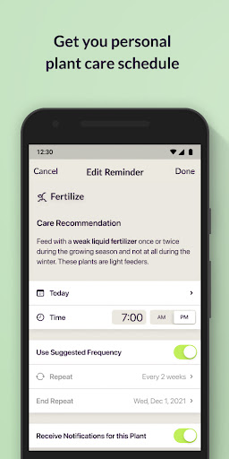 Planteia: Plant Care Assistant Screen 3