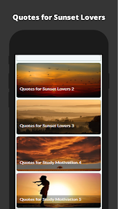 Quotes for Sunset Lovers