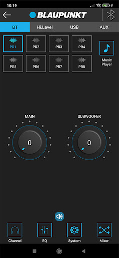 Android application Blaupunkt XLf 8120 AD screenshort