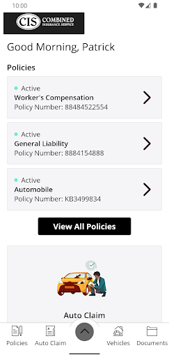 Combined Insurance Service Screen 2