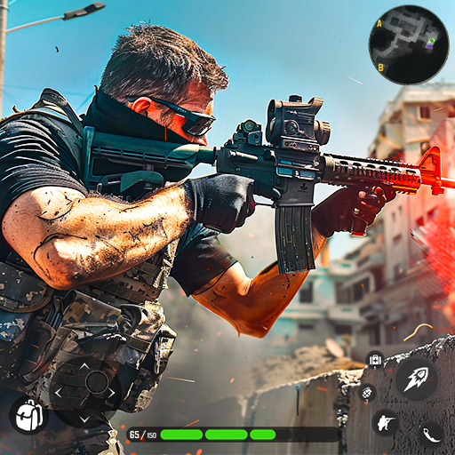 Fps Gun Shooter Gun Games 3d logo
