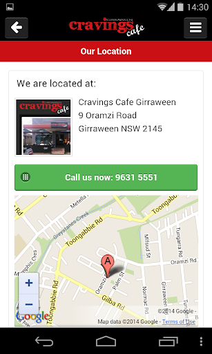 Cravings Cafe Screen 3