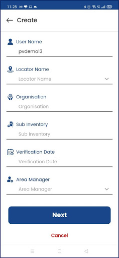 PV Mobile App Screen 3