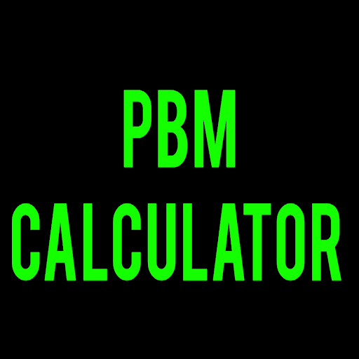 Android application PBM Calculator screenshort