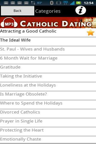 Catholic Dating Advice Audio Screen 2