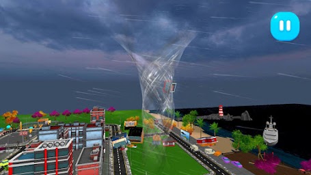 Tornado Rain and Thunder Sim